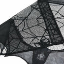 Halloween Decoration Lamp Shades 36x22inch Multifunction Black Lace Spider We Hn