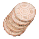 5pcs 9-10cm Blank Natural Wood Slices Circles Log Discs for Drawing DIY Craft