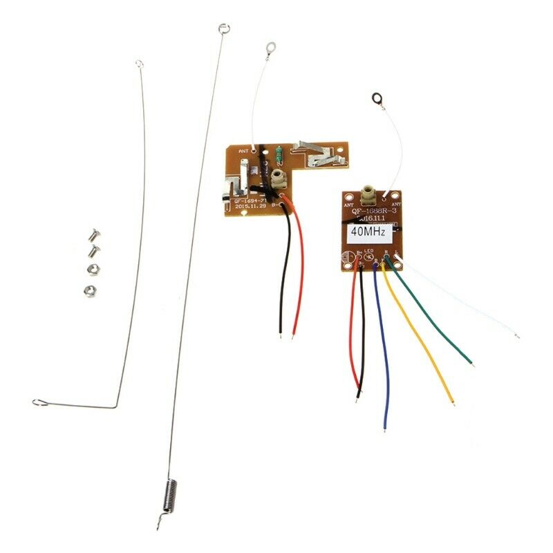 5X(1 Set 4CH 40MHZ Remote Transmitter & Receiver Board with Antenna for DI R5H4)