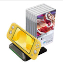 Charging Dock Station with CD Discs Storage Bracket Holder for Switch Lite A