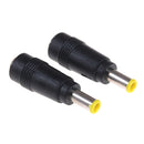 5.0x3.0mm Male to 5.5x2.1mm female dc power adapter plug for laptopOZ
