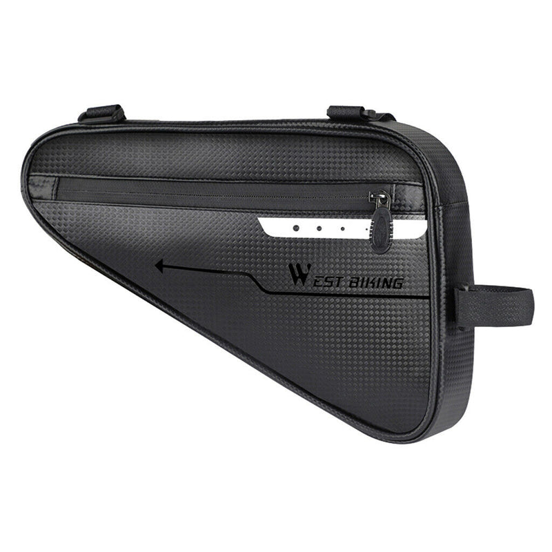 Waterproof Triangle Cycling  Front Tube Frame Saddle Bag Phone Pouch