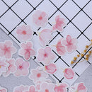 45 pcs Cherry sakura words bullet journal decorative stickers adhesive stickers