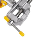 Bench Vise Fixed Frame Sucker Clamp Adjustable Table Vise Roatatable Alloy