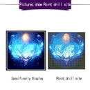 5D Diy Diamond Embroidery Landscape Forest Maple Leaf Deer Diamond Painting