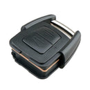 Car Remote Key Shell Replacement 2 Buttons for Vauxhall Opel Astra Zafira Black