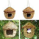 2x Bird Nest Breeding Bird Box Wild Grass Weave Canary Finch Budgie House S