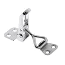 2pcs Stainless Steel Hasp Clasp Latches, Marine Boat Anti-Rattle Cabinet Door