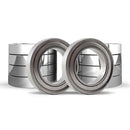 10 Pcs MF128-ZZ(8 x 12 x 3.5 mm)Flanged Ball Bearing