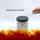 Stainless Steel Mini Camping Warmer Heater Cap Outdoor Gas Stove Cover Deluxe