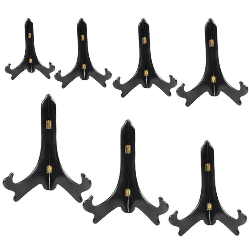 Wooden Folding Plate Bowl Dish Picture Teacake Holder Easel 4inch