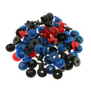 100 Tattoo Machine Rubber Bands + 100 O-Rings + 100 Grommet  Set