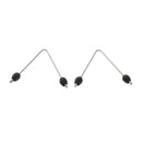 2Pcs 2.5mm Rod Wish Bone V Shape Wishbone Spearfishing Hode Adapter 9mm Terminal