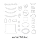 Christmas Series Cutting Dies Paper-Cut Mold Embossing Template for Stamps