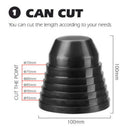 2x 100mm Rubber Dust Seal Cover Cap For Universal Car LED HID Headlight Re BTB
