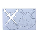 Sword Flower Group Joint DIY Metal Stencil Scrapbook Embroidery Cutting Die
