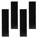 4Pc Portable EVA Skimboard Traction Pad Bar Grip Surfboard SUP Surfing Black