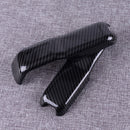 Carbon Fiber ABS Front Hood Cover Decor Trim Fit For 2018 Jeep Wrangler JL Pair