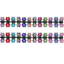 60 Pieces Baby Girls Hair Claw Clips Crystal Rhinestone Mini Hair Clips Mix