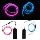 Luminescent Neon LED Lights Glow EL Wire String Strip 2
