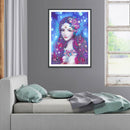 5D DIY Special Shaped Diamond Painting Girl Embroidery Craft Kit Home Decor