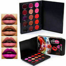 15 Colors feel Lip Gloss Lipstick Long Lasting Beauty Palette Makeup_Cosmet Y0I2