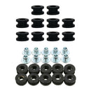 20 Motorcycle Rubber Grommets  Pressure Relief Cushion Kit For Fairings