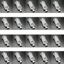 20Pcs Kitchen Cabinet Door Soft Close Buffer Anti Split Drawer Stopper Gray