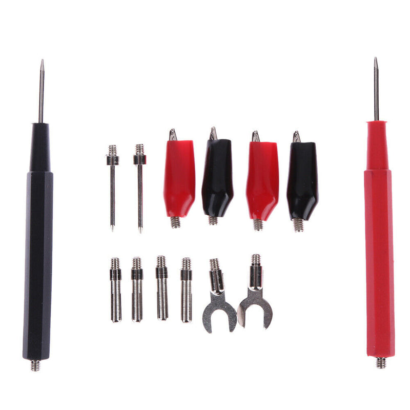 1 Set Multifunction Digital Multimeter Probe Test Lead Cable Alligator Clip