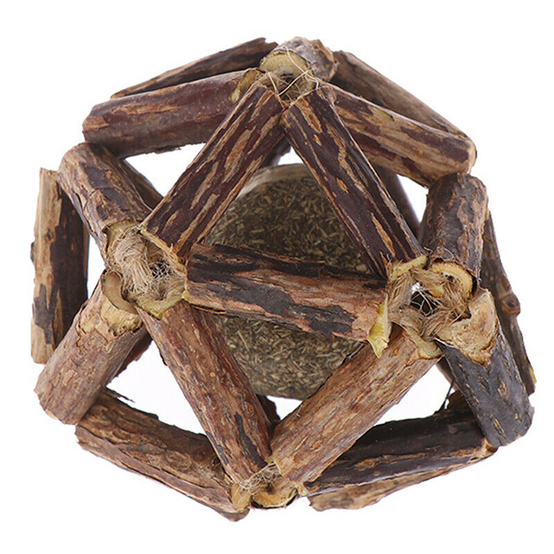 Matatabi Stick with Catnip Ball Organic Natural Plant Teeth Cleaning Chew  D Gw