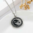 Steel WOLVES NECKLACE FASHION Pirate Amulet Necklace Gift
