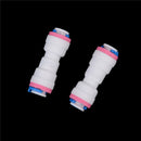 2PCS 1/4" - 1/4" OD Tube PE Pipe Straight Non-return Valve Quick Connec xdTOCA