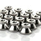 Guitar Bass Chrome Metal End Pin Strap Buttons Locks Cushion Screws (16Pcs)