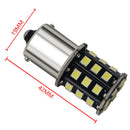 4X 1156 BA15S 2835 33-SMD White LED Bulbs Car Turn Signal Lamp Brake Lights F Gw