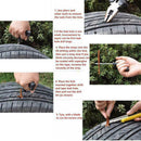 8pc Car Tubeless Tyre Tire Puncture Repair Plug Repair Fix Needle Tool
