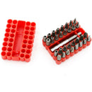 Silverline Screwdriver Bit Tips Set Power Drill Holder Case H RPL Durable