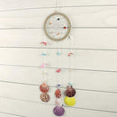 Shells Dream Catcher Round Bright Shell Wind Chimes Home Car Decor Ornament