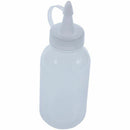 12pcs 100ml transparent Squeeze measuring white dispensing bottle
