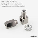 O2 Oxygen Spacer Sensor Extension Dual Fit 90 Degrees 02 M18x1.5 18mm X 1.5
