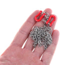 1:10 RC Crawler Parts Tow Hook Trailer Chain Kit for Axial scx10 Tamiya OZ FT
