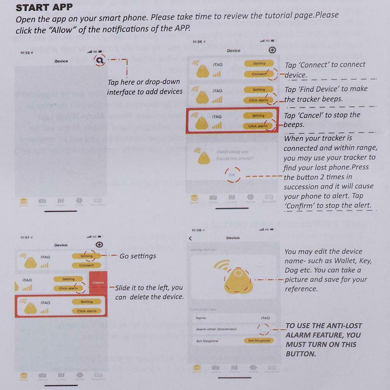 2 Pieces  Smart Finder Bluetooth Tracer | White & Black