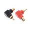 2pcs RCA Right Angle Male to Female Phone Adapters AV Plug Connector 90Degr NMTE