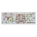 Cat butterfly tree branch wall stickers kids room home decoration wall decals3C