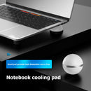 Laptop Stand Cooling Pad Notebook PC Heat Dissipation Non-Slip Ball (White)