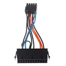 24Pin Female to 10Pin Male Adapter Power Supply Cable Cord for 10PIN Motherboa!E