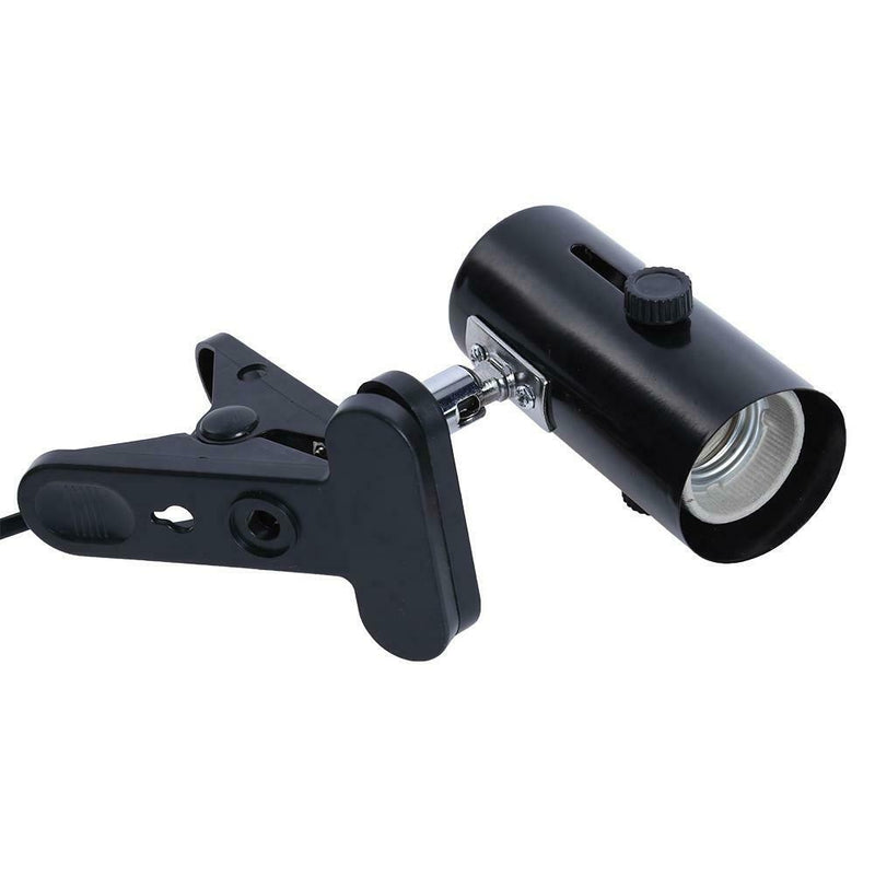 300W Metal Ceramic Heat UV UVB Lamp Light Holder Clamp Brooder Reptile US A