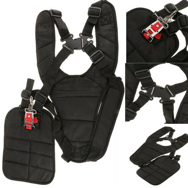 Adjustable Padded Shoulder Harness Strap Garden Brush Cutter Trimmer Strimm G8H3