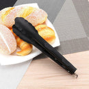 3Pcs 9''/12''/14'' Food Tongs Bread Kitchen Cooking Baking Clip Black UCI