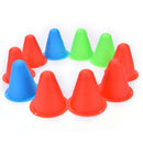 10PCS Colorful Marker Cones Slalom Roller Skating Training Traffic Sport SP