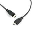 Micro USB 2.0 Y Splitter 1 Female To 2 Male Data Charge
